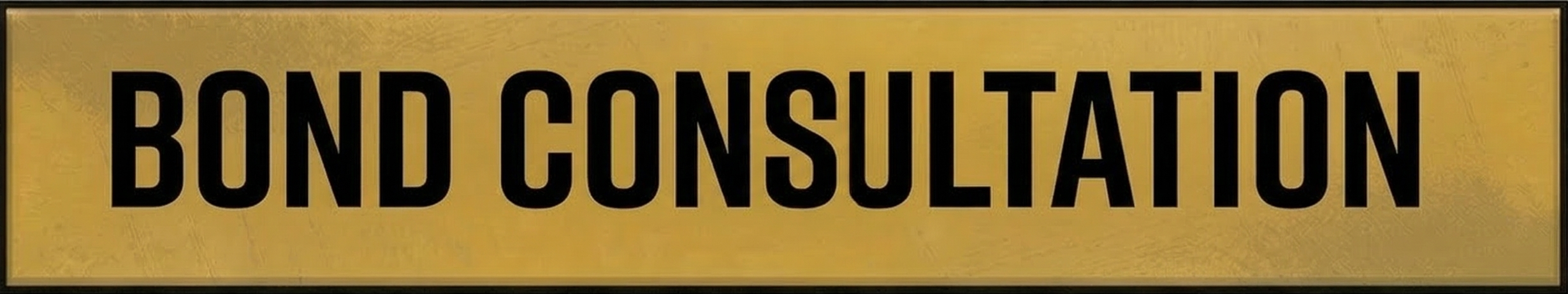 Bond Consultation 
